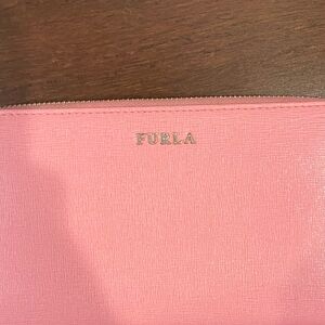 Furla bubblegum carnation Pink Women's long, zip wallet